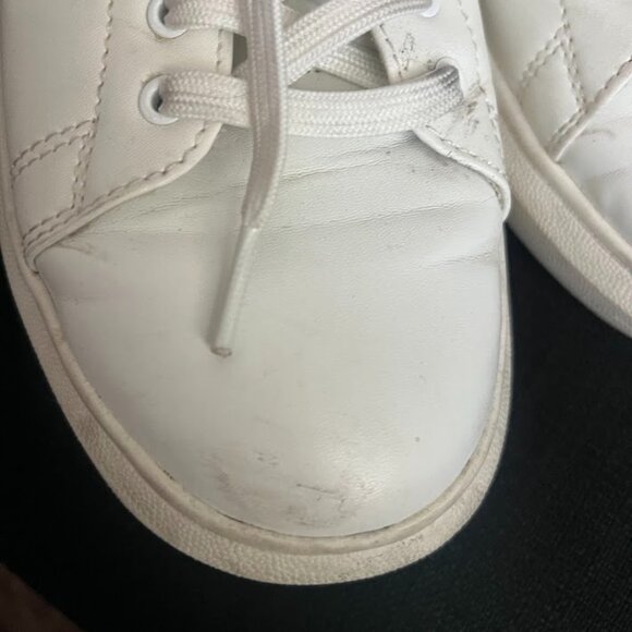 Time and Tru White Chunky Lace Up Athletic Tennis Sneaker Shoes Size 9 - Picture 15 of 16